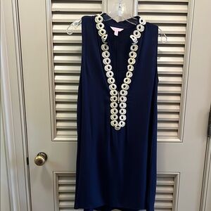 Lilly Pulitzer Navy Sleeveless Dress